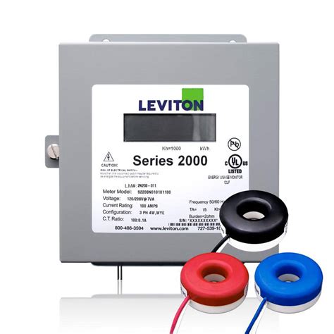 3 unit electric meter box leviton|Submeter .